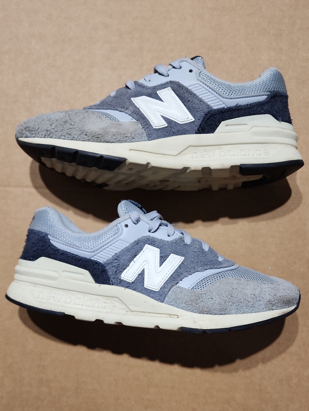 New Balance 997H Men's Size 9.5 Light Arctic Grey Suede Mesh Sneakers